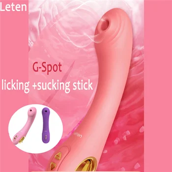 Leten akıllı ısıtma emme vibratör klitoris meme uyarıcıları kadın Masturbators enayi masajı erotik seks oyuncakları kadınlar için